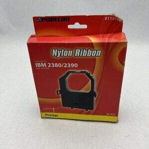 Porelon 11576 IBM2380/2390 Compatible Nylon Printer Ribbon BLACK "New-Sealed"
